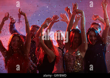 Nacht party Stockfoto