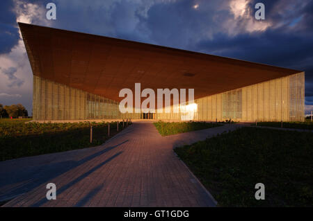 Estnische Nationalmuseum Hauptgebäude. 4. September 2016 Tartu. Estland Stockfoto