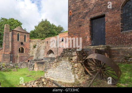 Historische Industriebauten bei Blists Hill viktorianischen Stadt Museen, Shropshire, England, UK Stockfoto