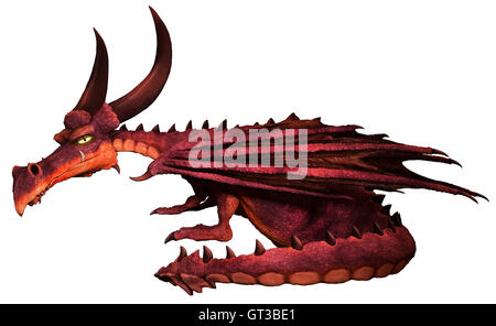 Cartoon-Drache Stockfoto