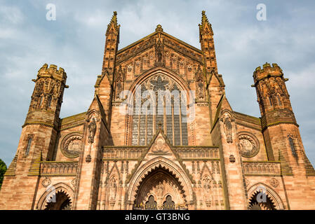 Kathedrale von Hereford, Herefordshire, UK Stockfoto