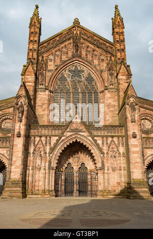 Kathedrale von Hereford, Herefordshire, UK Stockfoto