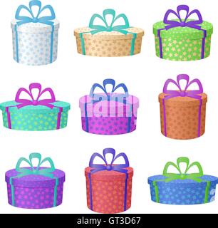 Urlaub Geschenkboxen Stock Vektor