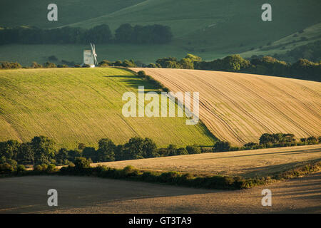 Ashcombe Windmühle in South Downs National Park, East Sussex, England. Stockfoto
