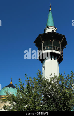 Kuppel, Elefantenhaus, Zoo, Ungarn Stockfoto