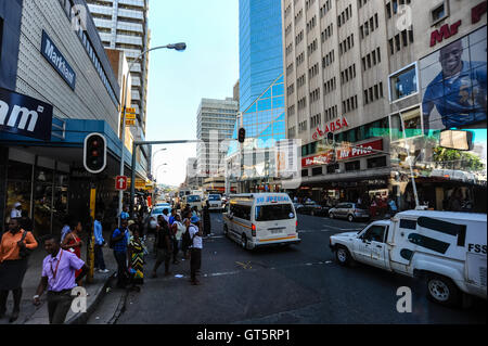 Durban ist die drittgrößte Stadt Südafrikas, die Stadt hat eine Bevölkerung von fast 3,5 Millionen. Stockfoto