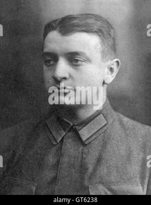 Mikhail Nikolayevich Tukhachevsky, führende sowjetische militärische Führer und Theoretiker von 1918 bis 1937. Stockfoto