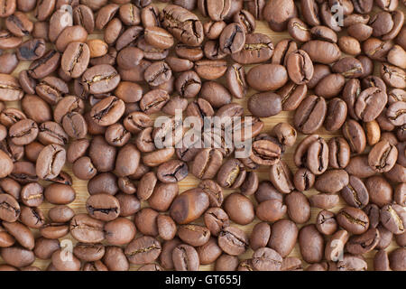 Braun Kaffee Körner Hintergrund Stockfoto