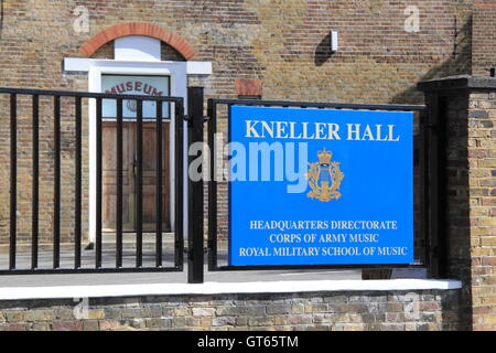 Kneller Hall, Heimat der Royal Military School of Music, Whitton, Twickenham, England, große Großbritannien, Vereinigtes Königreich UK, Europa Stockfoto