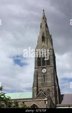Die Cathedral Church of St-Martin, Leicester, England Stockfoto