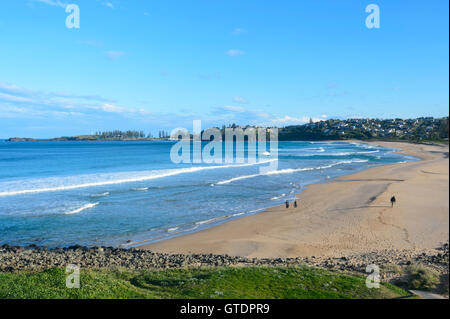 Malerischer Blick auf Bombo Beach, Sydney, New South Wales, NSW, Australien Stockfoto