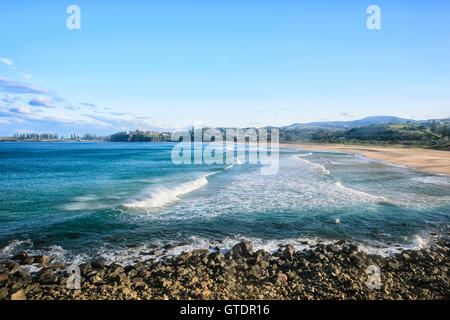 Malerischer Blick auf Bombo Beach, Sydney, New South Wales, NSW, Australien Stockfoto