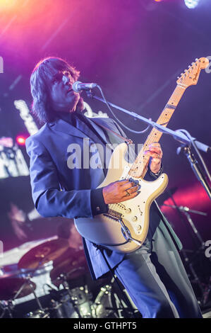 ABC spielen "Seebühne" Camper aufrufen, Ragley Hall, Alcester, Warwickshire. 27. August 2016 Stockfoto