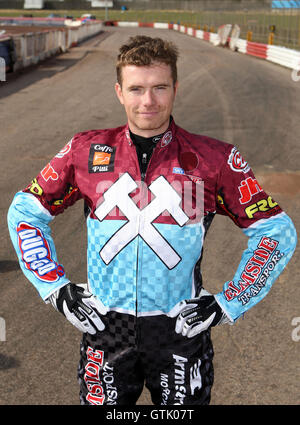 Stuart Robson auf See - Lakeside Hämmer Presse & Trainingstag auf dem Arena Essex Raceway - 17.03.09 Stockfoto