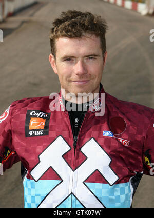 Stuart Robson auf See - Lakeside Hämmer Presse & Trainingstag auf dem Arena Essex Raceway - 17.03.09 Stockfoto