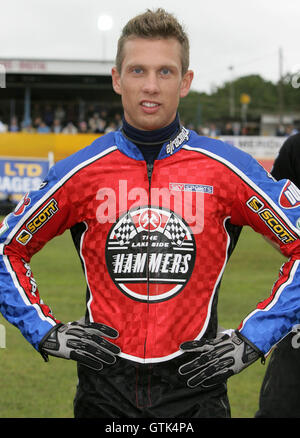 Andreas Jonsson Lakeside - Eastbourne Adler Vs Lakeside Hämmer - Sky Sport Elite League - 07.02.07 Stockfoto