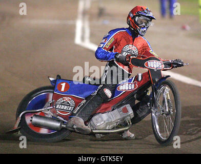 Andreas Jonsson am See - Lakeside Hämmer Vs Peterborough Panthers - Sky Sport Elite Liga Arena Essex, Purfleet - 31.08.07 Stockfoto