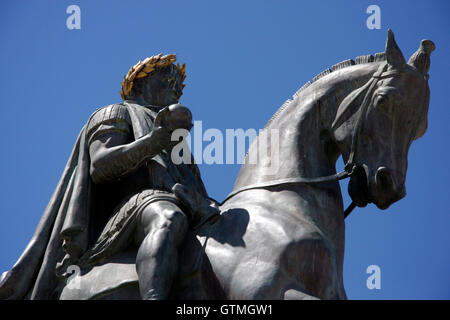 Napoleon Bonaparte - Statue, Ajaccio, Korskia, Frankreich. Stockfoto