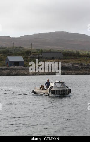 Ulva Ferry Reisen von Mull Schottland september 2016 bis Isle Stockfoto