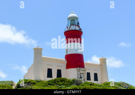 Leuchtturm Kap Agulhas, die südlichste Spitze Afrikas Stockfoto