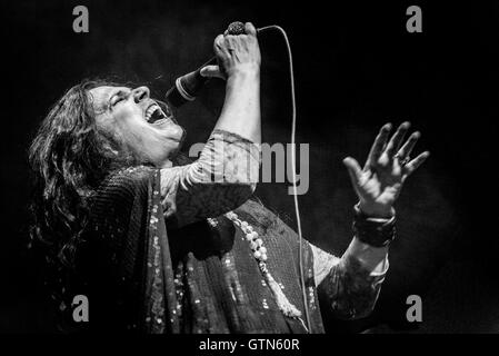 Sari Schorr am Gesang im Norden Farm, Maidenhead Stockfoto