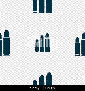 Aufzählungszeichen Symbol Zeichen. Nahtlose Muster mit geometrischen Struktur. Vektor Stock Vektor