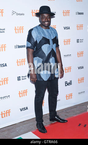 Toronto, Ontario, Kanada. 8. Sep, 2016. 8. September 2016 - Toronto, Ontario Kanada - Babou Ceesay. '' Kostenlos Feuer"Premiere - 2016 Toronto International Film Festival im Ryerson Theatre statt. Bildnachweis: Brent Perniac/AdMedia © Brent Perniac/AdMedia/ZUMA Draht/Alamy Live-Nachrichten Stockfoto