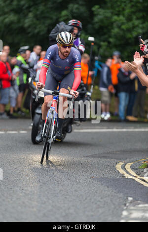 Bristol, UK. 10. September 2016. Sir Bradley Wiggins Fahrten in Bristol während der einzelnen Zeitfahren: Etappe 7a, 2016 Tour of Britain Credit: Michael Buddle/Alamy Live News Stockfoto