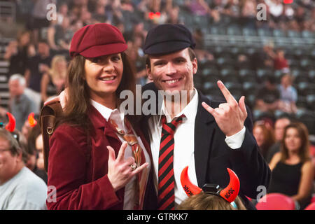 Auburn Hills, Michigan, USA. 9. September 2016. FANS lieben die AC/DC Rock oder Büste World Tour im Palace of Auburn Hills in Auburn Hills, Michigan am 9. September 2016 © Marc Nader/ZUMA Draht/Alamy Live News Stockfoto