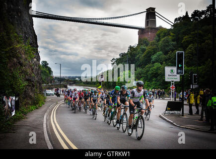 Bristol, UK. 10. September 2016. Tour von Großbritannien Zyklus Rennen Bristol 10. September 2016 Credit: David Betteridge/Alamy Live-Nachrichten Stockfoto