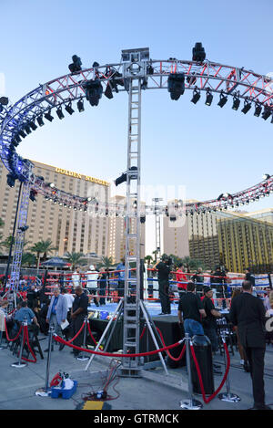 Las Vegas, Nevada, USA. 9. September 2016. Der "Knockout Nacht auf D"-Serie, präsentiert von D Las Vegas und DLVEC und wird gefördert durch Roy Jones Jr. Credit: Ken Howard/Alamy Live News Stockfoto