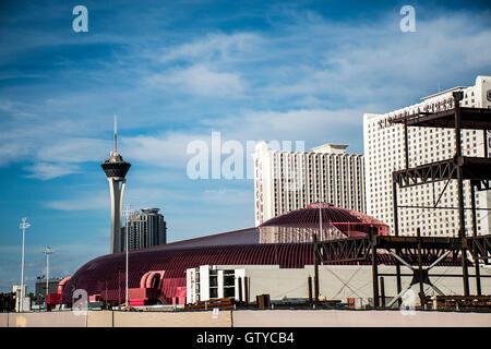 Las Vegas-berühmte Spieler-Paradies in der Wüste 3 Stockfoto