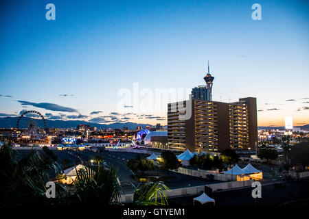 Las Vegas-berühmte Spieler-Paradies in der Wüste-7 Stockfoto