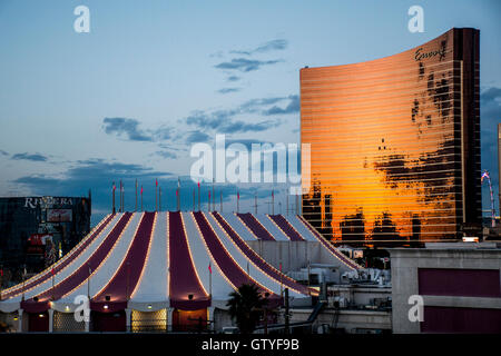 Las Vegas-berühmte Spieler-Paradies in der Wüste 8 Stockfoto