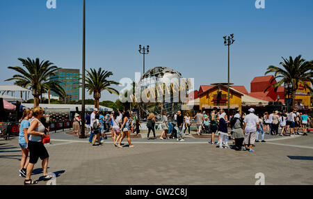 Universal Studios Hollywood ist ein Filmstudio und Themenpark in der Universal City-Gemeinschaft von San Fernando Valley Stockfoto