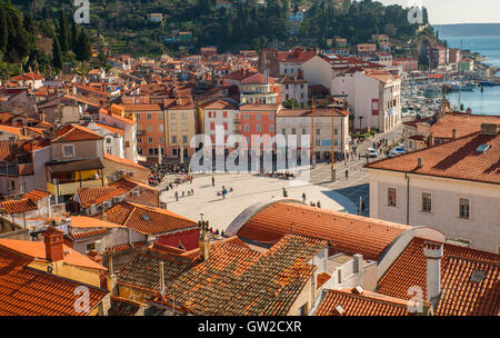 Stadt Piran, Adria, Slowenien Stockfoto