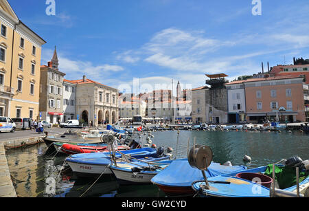 Piran, Adria, Slowenien Stockfoto