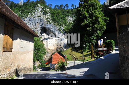 Predjama, Burg, Postojna, Slowenien Stockfoto