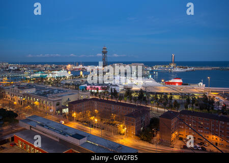 Der Hafen, Barcelona, Spanien. Stockfoto