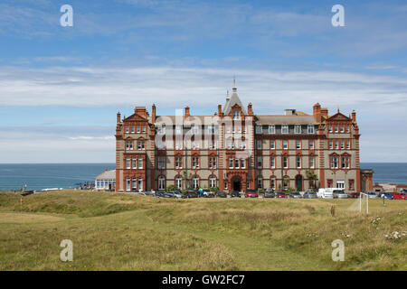 Das Headland Hotel in Newquay, Cornwall, Uk Stockfoto