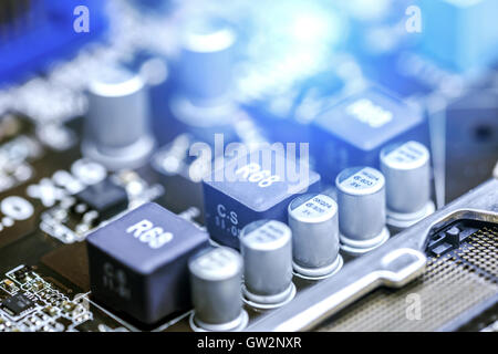 Computer motherboard Stockfoto
