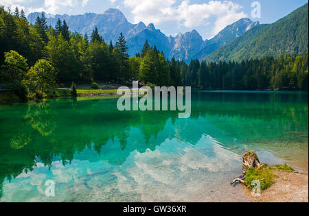 Laghi di Fusine / Fusine Seen / Belopeska Jezera, Italien Stockfoto