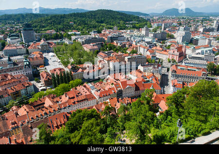 Stadt Ljubljana, Slowenien Stockfoto