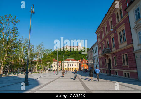 Kongress Quadrat (Kongresni Trg), Ljubljana, Slowenien Stockfoto