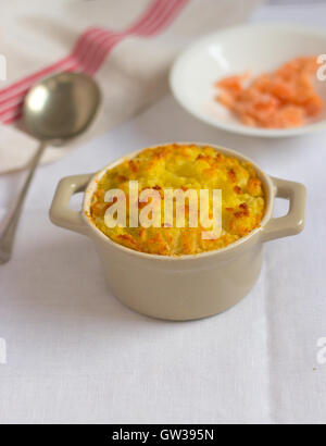 Fish Pie Stockfoto