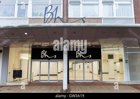 Ein leeres speichern BHS in Solihull, West Midlands. Stockfoto