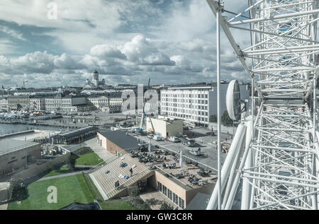 Schöner Blick auf Helsinki Finnland Stockfoto