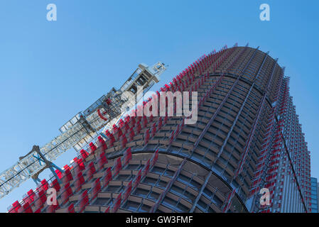 Einen neuen Büroturm in Barangaroo Südgebiet von Sydney gebaut Stockfoto