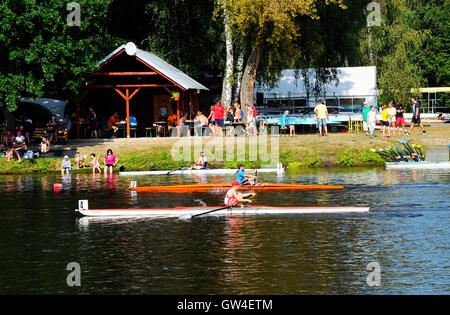 Brandys nad Labem, Tschechische Republik. 10. September 2016.  Wurden Cup im Rudern in der KV-Kondor in Brandys nad Labem 10,9-11.6.2016 Credit: Josef Pliva/Alamy Live-Nachrichten Stockfoto