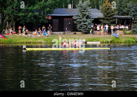 Brandys nad Labem, Tschechische Republik. 10. September 2016.  Wurden Cup im Rudern in der KV-Kondor in Brandys nad Labem 10,9-11.6.2016 Credit: Josef Pliva/Alamy Live-Nachrichten Stockfoto